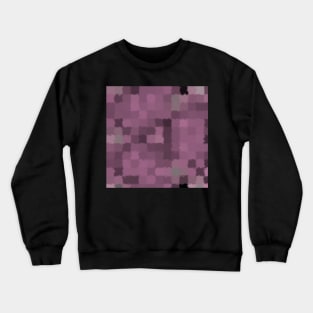 Mosaic Baby Pink Heart Pattern Crewneck Sweatshirt